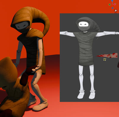 WIP animation character