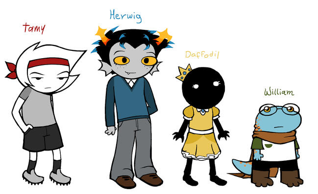 ABSOLVED MAIN CAST DESIGNS