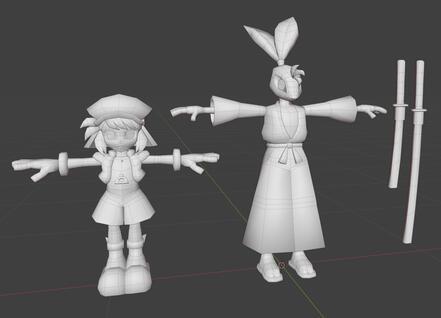 CHARACTER MODEL W.I.PS